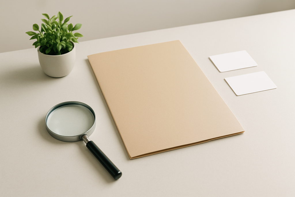 派遣会社への登録前に条件を確認する抽象的なイメージ