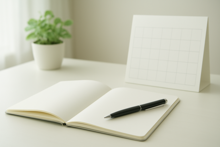 年間休日120日や残業などの働き方条件を確認するイメージ