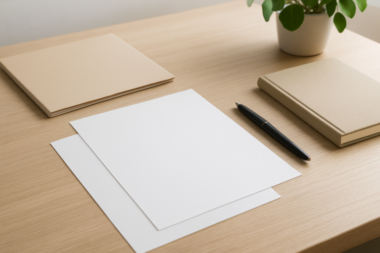 高年収オファーと給与条件を整理する無地資料イメージ