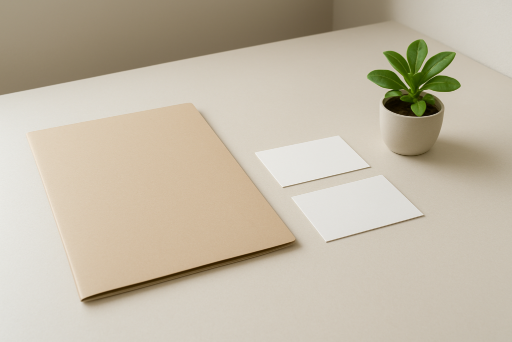 年収と手取りを落ち着いて確認する抽象的なイメージ