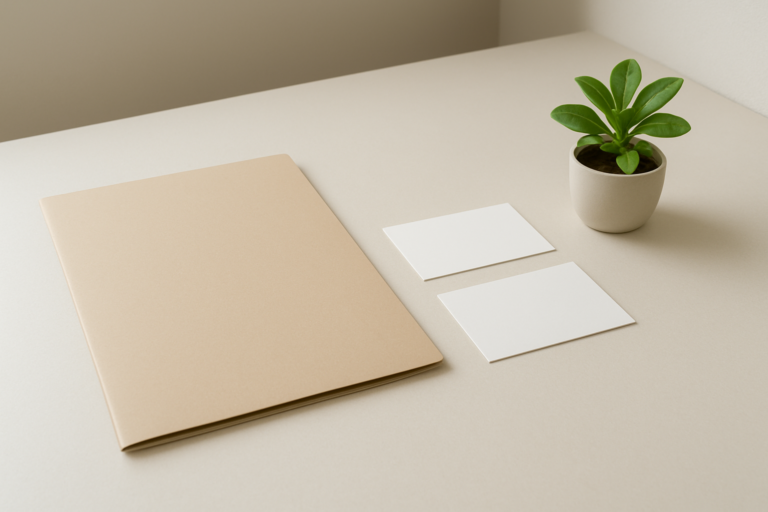 年収と手取りを落ち着いて確認する抽象的なイメージ