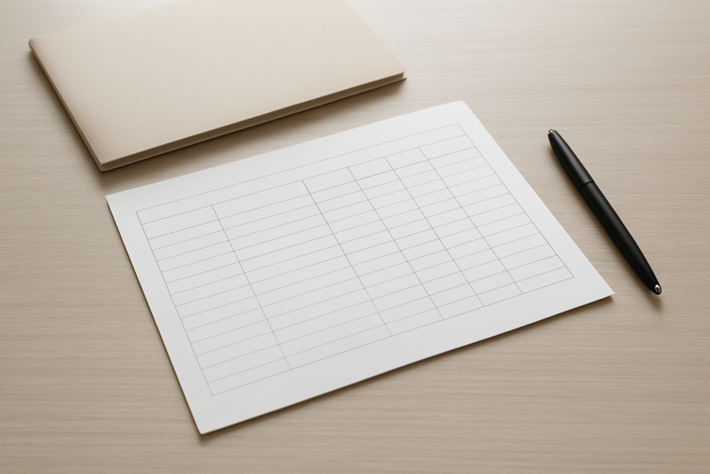 基本給と手取りを落ち着いて確認するイメージ