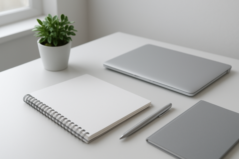 ダイフクの年収や働き方を整理するためのデスクイメージ