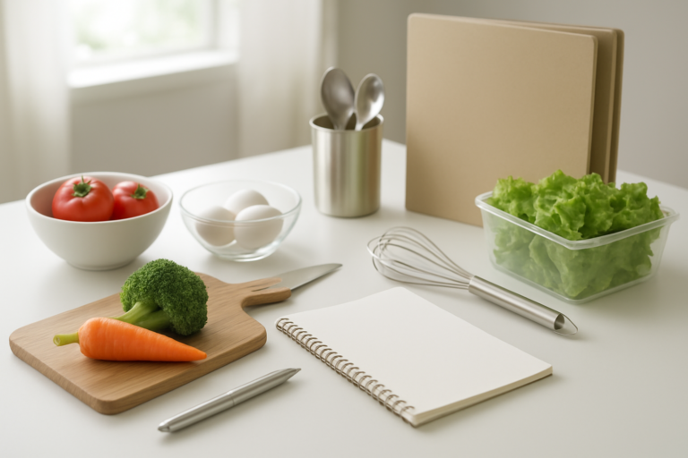 食品業界への転職で職種や応募準備を整理するイメージ