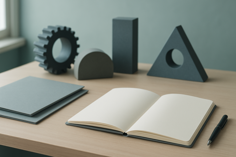 大手素材メーカーの働き方を落ち着いて確認するイメージ