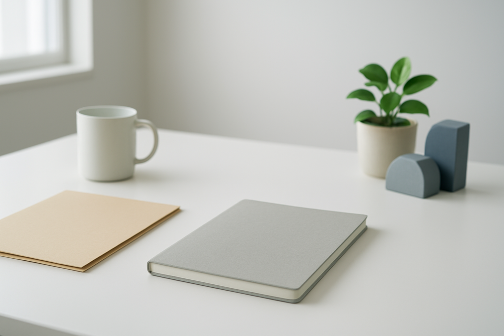 オリックスの年収と転職条件を整理する無地ノートのイメージ