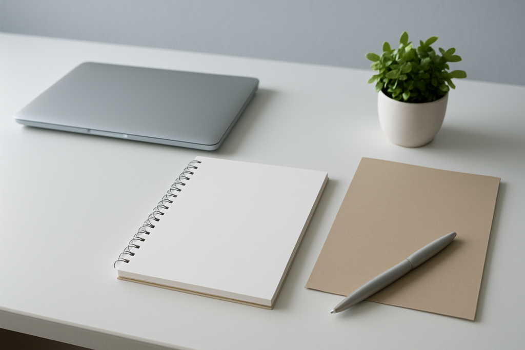 リコージャパンの年収や働き方を整理するためのデスクイメージ