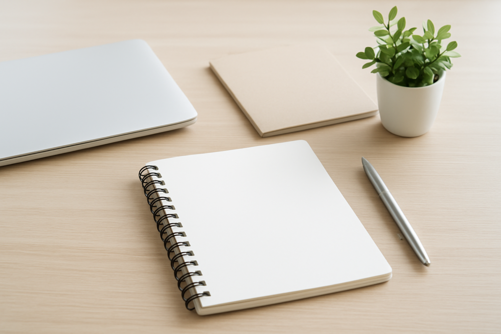 セコムの年収や働き方を整理するためのデスクイメージ