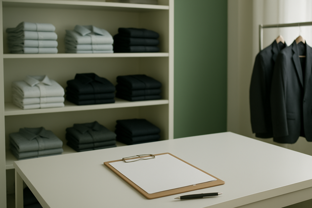 洋服の青山の働き方や職場環境を確認するイメージ