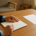 30代の転職活動で経験を整理しながら相談するイメージ
