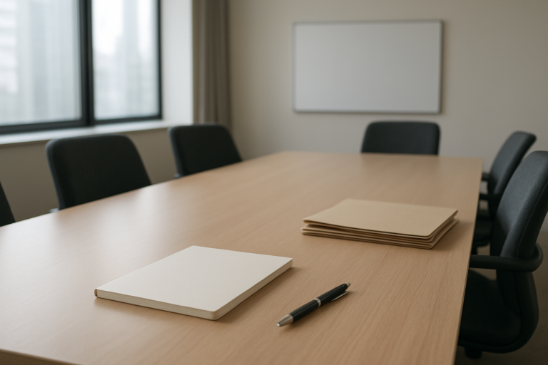 いずれ潰れる会社の特徴を冷静に整理するイメージ