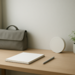 定時退社と健やかな働き方を落ち着いて考えるイメージ