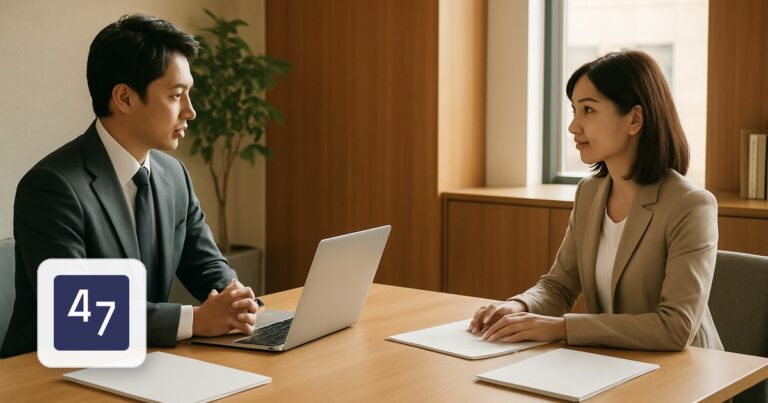 47株式会社への転職を検討する人のためのキャリア相談イメージ