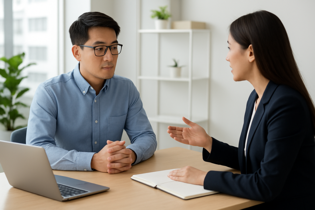株式会社アクシスウェアへの転職を検討する人のためのキャリア相談イメージ