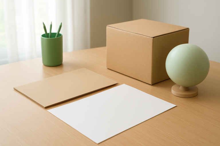 貿易事務がきついと感じる理由を無地の書類とデスクで整理するイメージ
