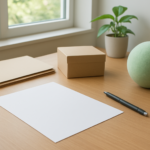 貿易事務に向いてないと感じたときに無地の書類で適性を整理するイメージ