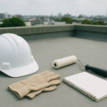 防水工に向いてないと感じたときに適性と職場条件を整理する屋上作業道具のイメージ