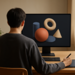 CG制作の働き方を見直すデザイナーのイメージ