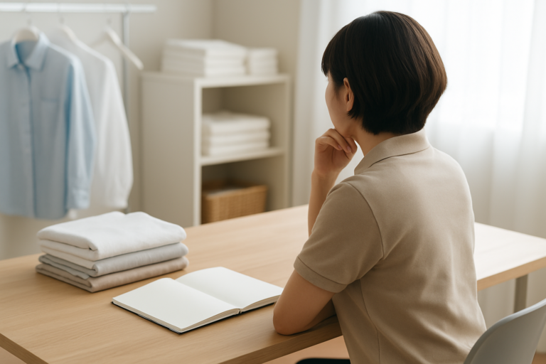クリーニング店員に向いてないと感じたときに適職を整理するイメージ