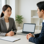 デロイトトーマツ コンサルティング合同会社への転職を検討する人のキャリア相談イメージ
