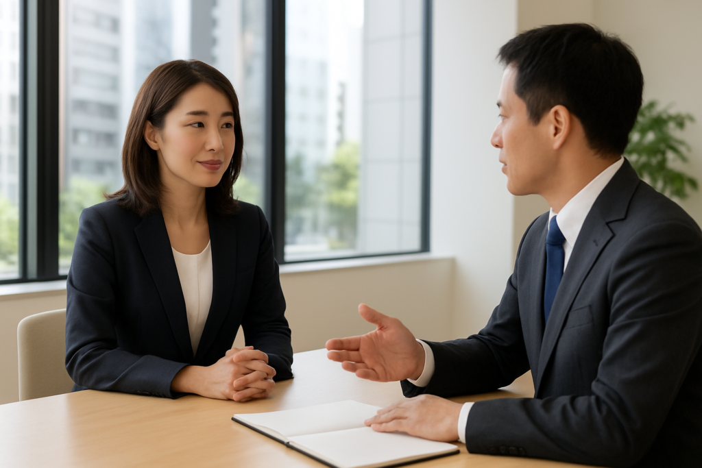 有限責任監査法人トーマツへの転職を検討する人のキャリア相談イメージ