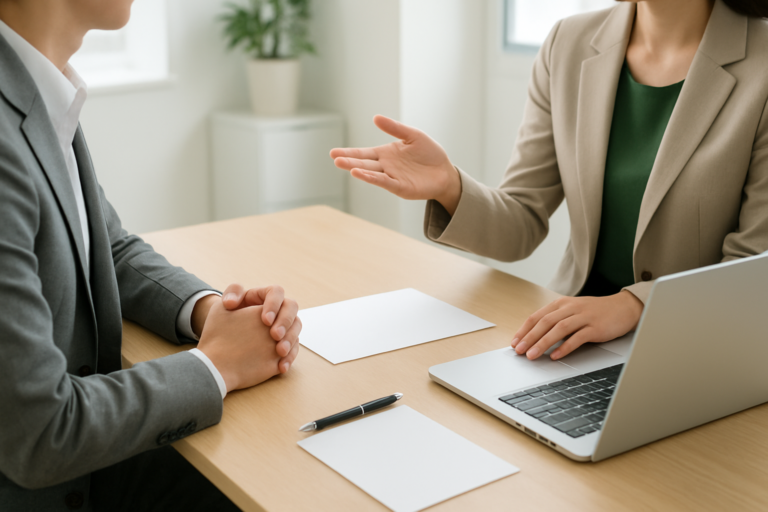 ディップ株式会社への転職を検討し、求人や経験の相性を確認するイメージ