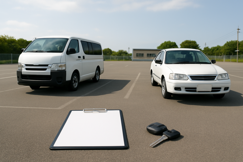 第一種運転免許と第二種運転免許の違いを確認するイメージ