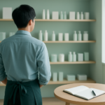 販売員を辞めたいと感じたときに仕事の条件を整理する静かな店舗のイメージ