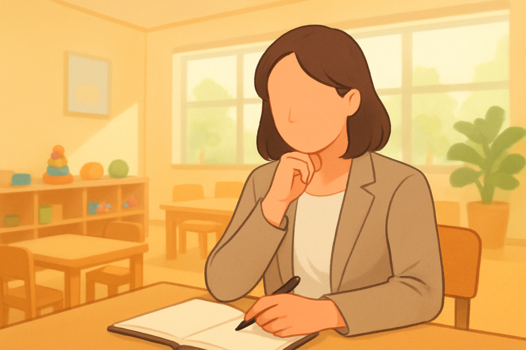 保育補助がきついと感じたときに負担の理由と職場条件を整理するイメージ