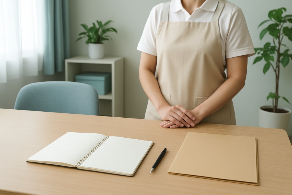 ホームヘルパーに向いてないと感じたときに適性と職場条件を整理するイメージ
