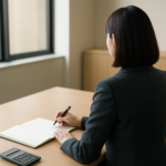 経理を辞めたいと感じたときに働き方と次の職場条件を整理するイメージ