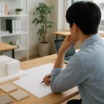 建築設計の適性と職場条件を落ち着いて整理するイメージ