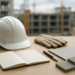 建設業界の会社や資格や職種を比較して転職準備をするイメージ