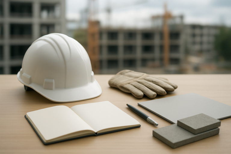 建設業界の会社や資格や職種を比較して転職準備をするイメージ