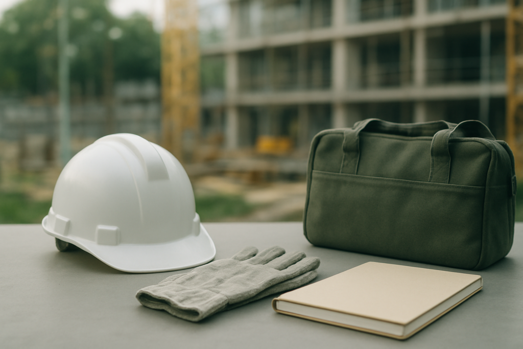 建設業で正社員として働く前に求人条件と職種を整理するイメージ