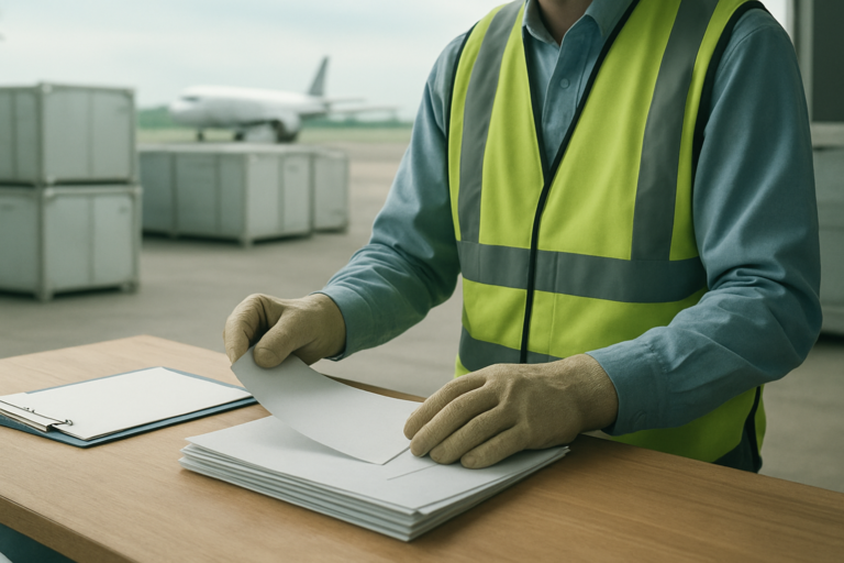 航空貨物スタッフに向いてないと感じたときに適性と職場条件を整理するイメージ
