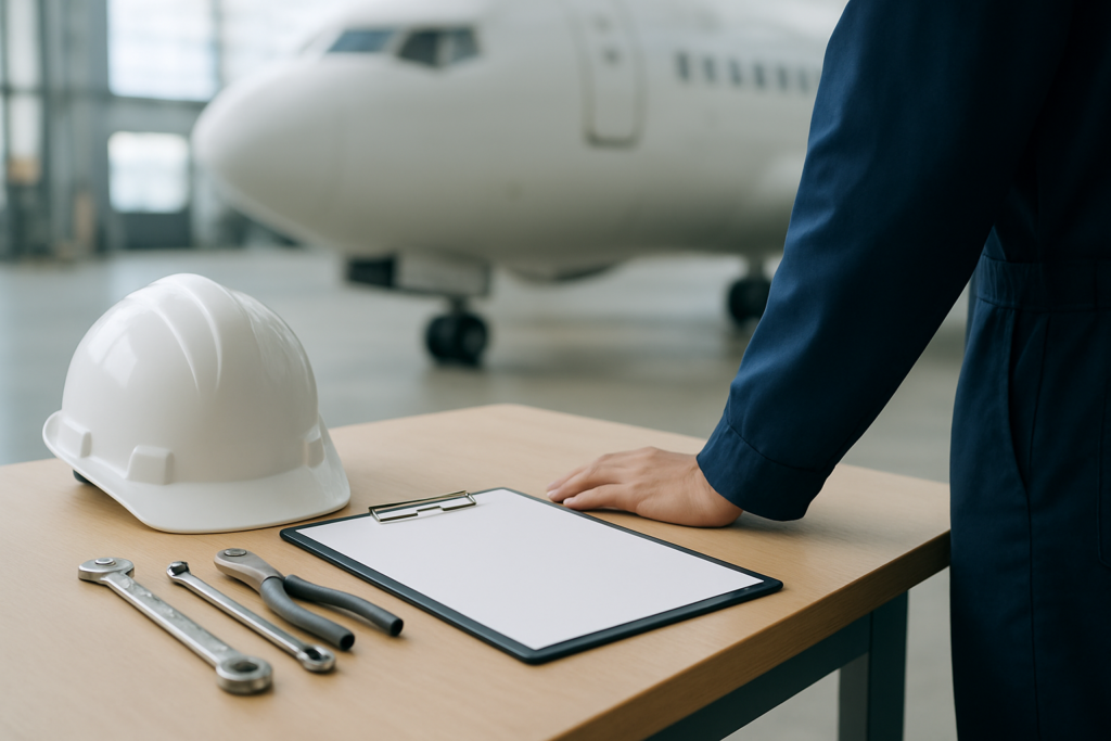 航空整備士が向き不向きと次のキャリアを整理しているイメージ