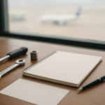 航空整備士が辞める前にキャリアの選択肢を整理しているイメージ