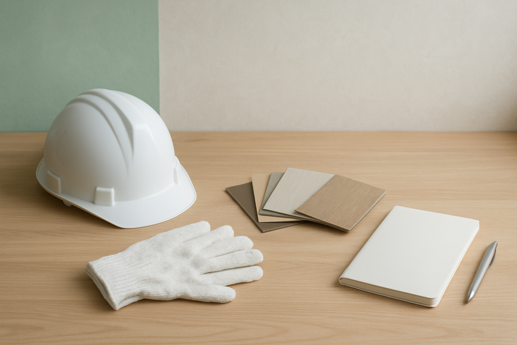 内装工がきついと感じたときに職場条件と働き方を整理するイメージ