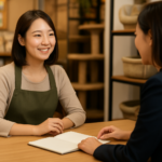 ペットショップ店員が辞めたい理由と次の働き方を相談しているイメージ