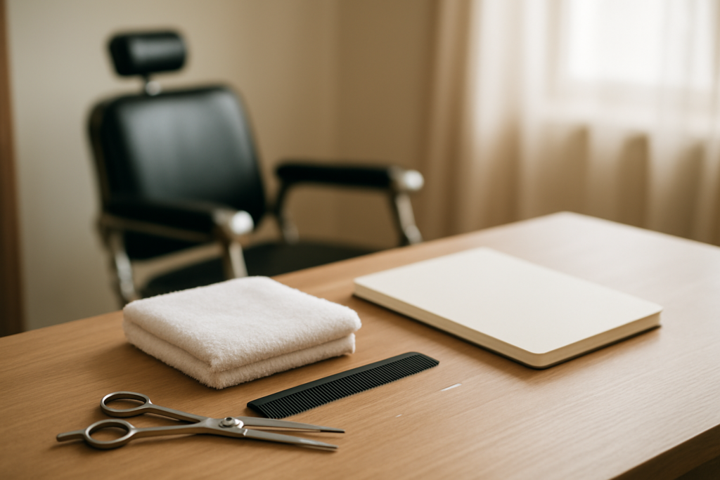 理容師を辞めたいと感じたときに理容室の働き方と次の選択肢を整理するイメージ