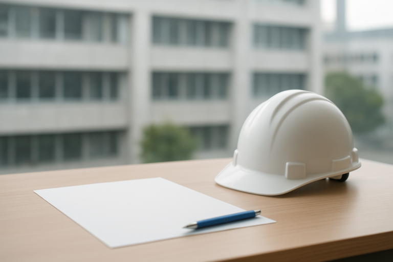 テスコ株式会社への転職を検討し、設備管理や求人条件を確認するイメージ