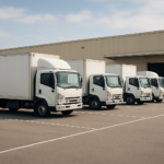 利益を出せるトラック運送会社と物流会社の経営ポイントを表す物流拠点のイメージ