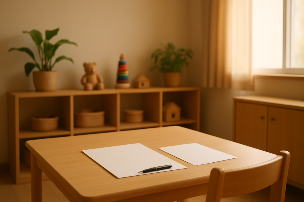 幼稚園教諭がきついと感じたときに仕事の負担と次の職場条件を整理するイメージ