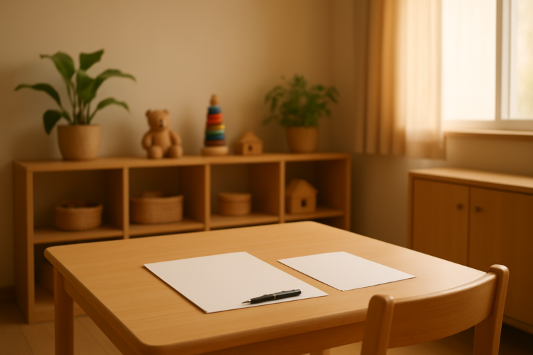 幼稚園教諭がきついと感じたときに仕事の負担と次の職場条件を整理するイメージ
