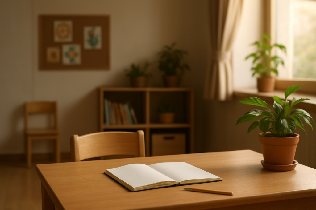 幼稚園教諭を辞めたいと感じたときに理由と次の職場条件を整理するイメージ